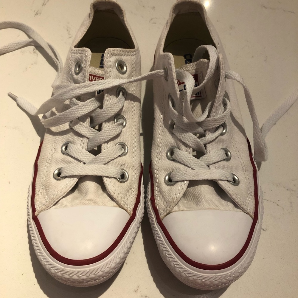White Chuck Taylor Converse Sneakers, Women’s 6
